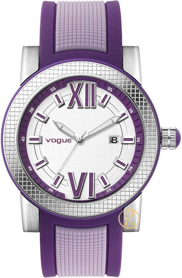 Vogue Fancy Purple Rubber Strap 17301.6