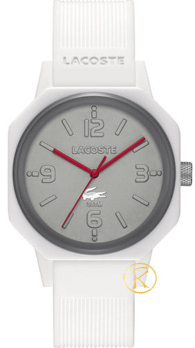 New Lacoste 80th Anniversary White Strap Unisex Watch  2010689