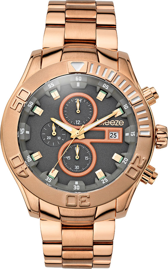 BREEZE Iconic Rose Gold Stainless Steel Chronograph 210081.9
