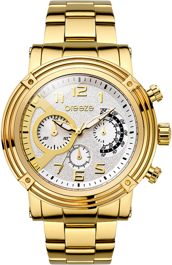 BREEZE GlamSquad Gold Stainless Steel Chronograph 210421.2