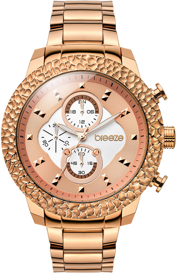BREEZE Starry-Eyed Rose Gold Stainless Steel Chronograph 210441.8