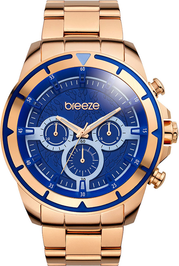 BREEZE WildCard Rose Gold Stainless Steel Chronograph 210461.8
