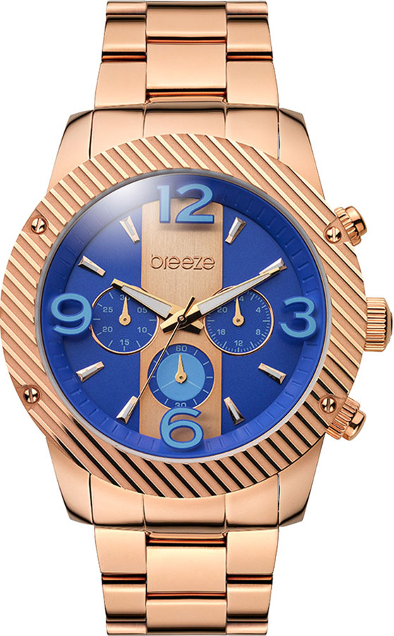 BREEZE Color-Blocking Rose Gold Stainless Steel Chronograph 210471.3