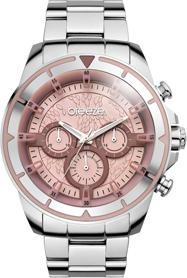 BREEZE WildCard Stainless Steel Chronograph 610461.4