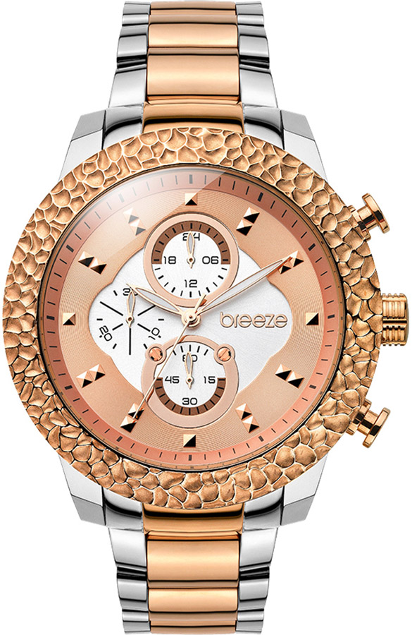 BREEZE Starry-Eyed Two Tone Stainless Steel Chronograph 710441.8