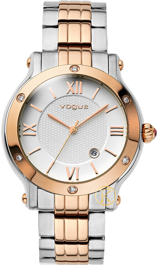 Vogue Grace Crystals Two Tone Stainless Steel Bracelet 77006.1