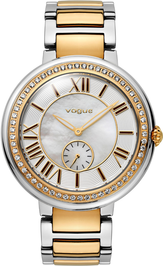 Vogue Red Carpet Crystal Two Tone Stainless Steel Bracelet 77016.1
