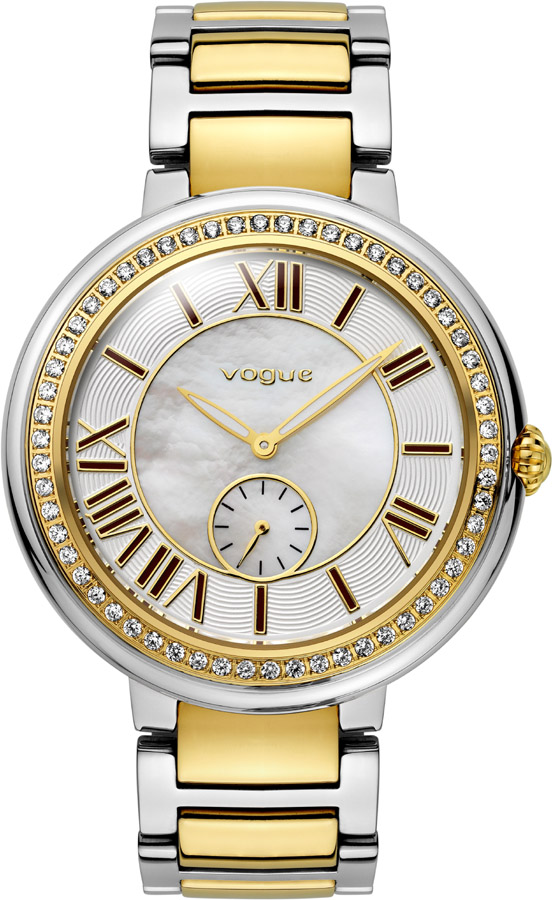 Vogue Red Carpet Crystal Two Tone Stainless Steel Bracelet 77016.2