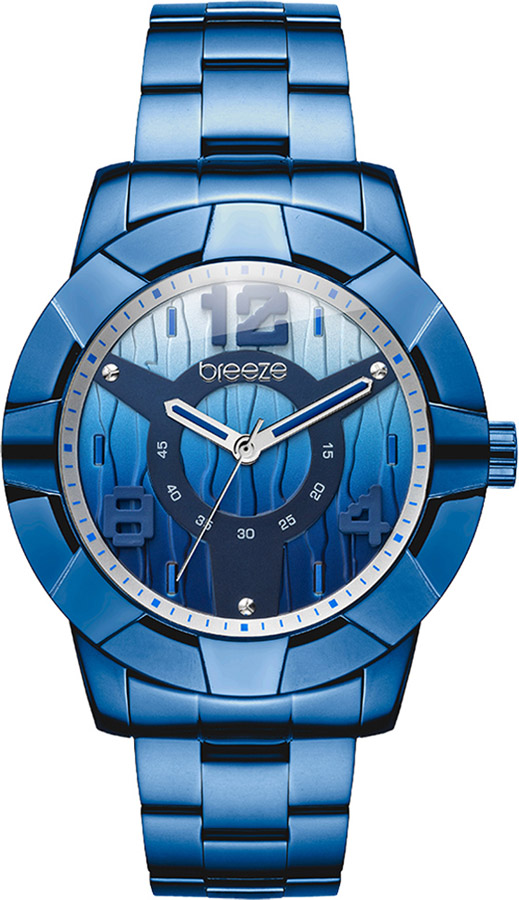 BREEZE Spectrum Vibe Blue Stainless Steel Bracelet 810451.3