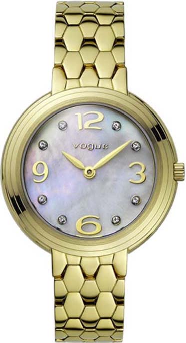 VOGUE Pretty Woman Crystals Gold Stainless Steel Bracelet 81049.1