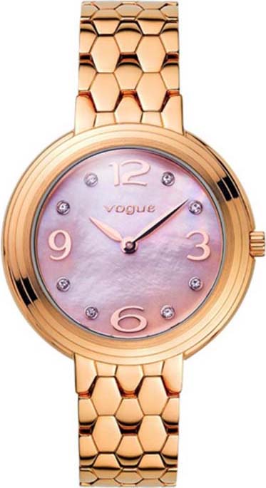 VOGUE Pretty Woman Crystals Rose Gold Stainless Steel Bracelet 81049.4