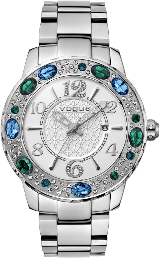 Vogue Jaipur Crystal Stainless Steel Bracelet 87023.1