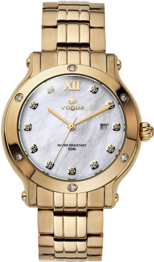 Vogue Grace Crystal Rose Gold Stainless Steel Bracelet 97006.2A