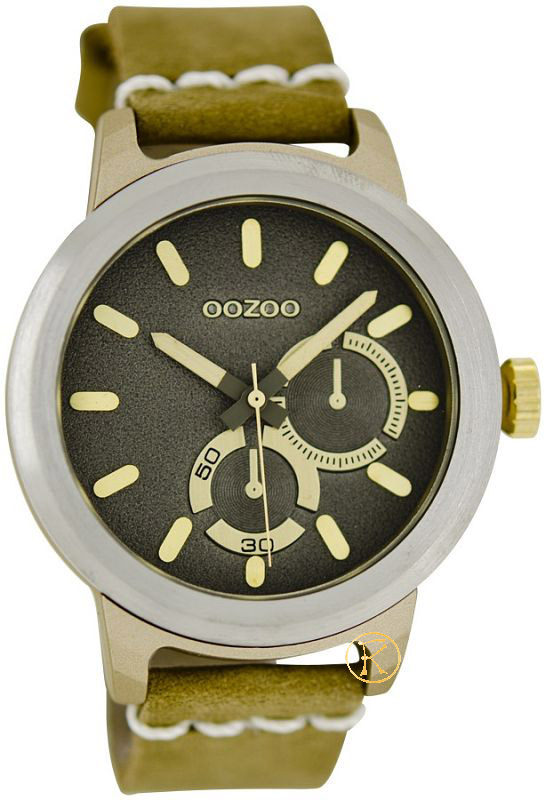 Oozoo Timepieces Brown Dial Leather Strap C6205