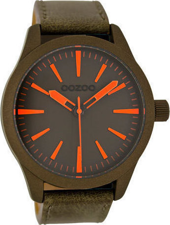 OOZOO Timepieces XL Brown Leather Strap C6418