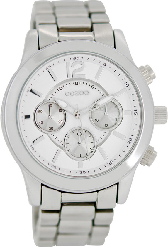 Oozoo Timepieces Metal Bracelet White Dial C6890