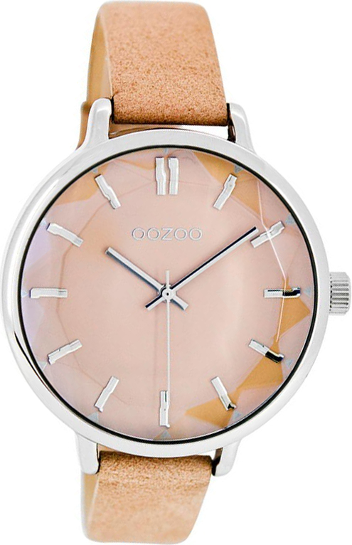 OOZOO Timepieces Pink Leather Strap C7916
