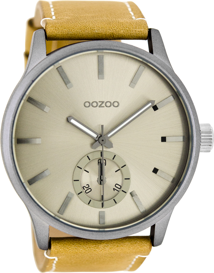 OOZOO Timepieces Brown Leather Strap C8211