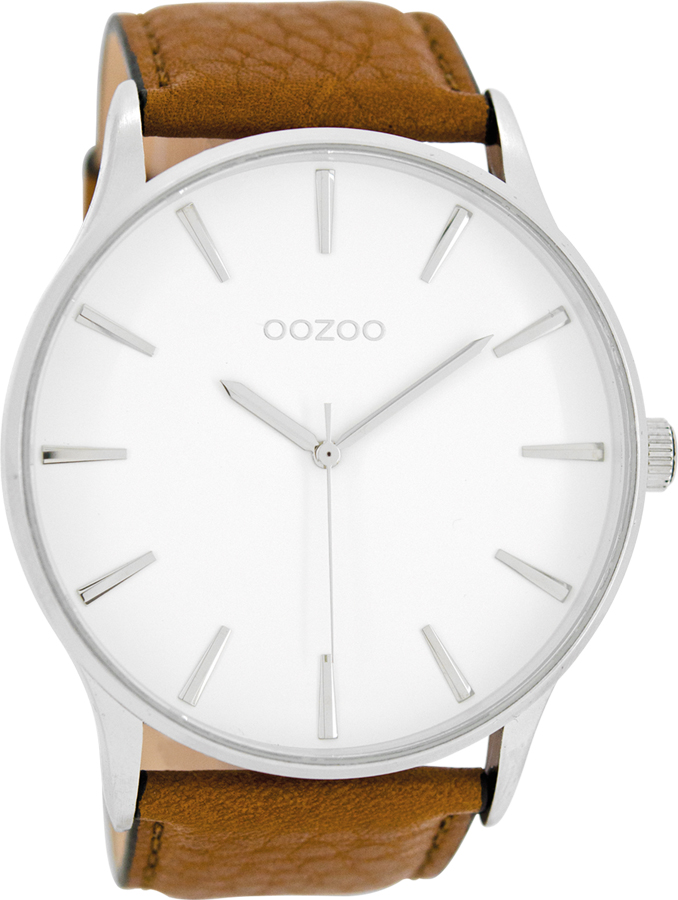 OOZOO Timepieces Brown Leather Strap C8230