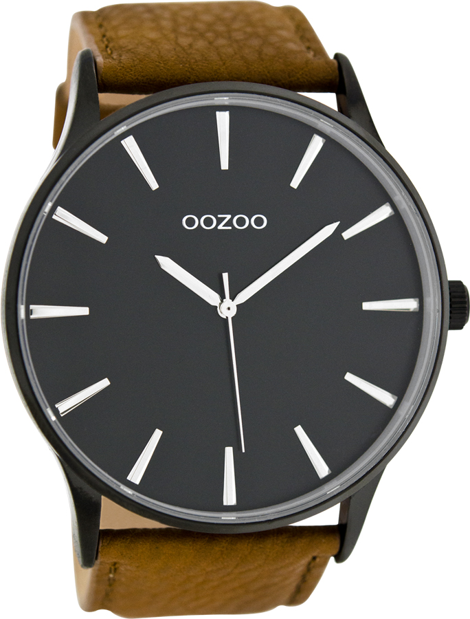 OOZOO Timepieces Brown Leather Strap C8232