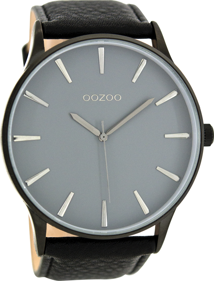 OOZOO Timepieces Black Leather Strap C8234
