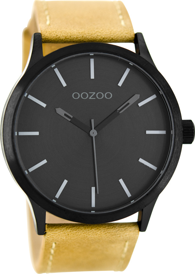 OOZOO Timepieces XL Brown Leather Strap C8526