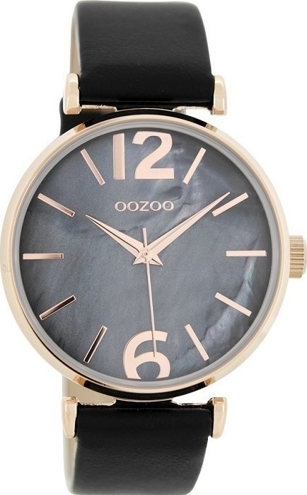 OOZOO Timepieces Rose Gold Pink Leather Strap C8694