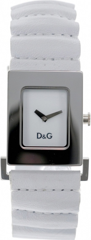 Dolce & Gabbana White Leather Strap DW0206