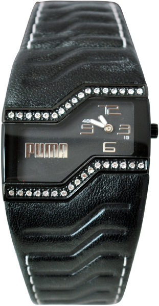 Puma Black Leather Strap PU23275.0218.043
