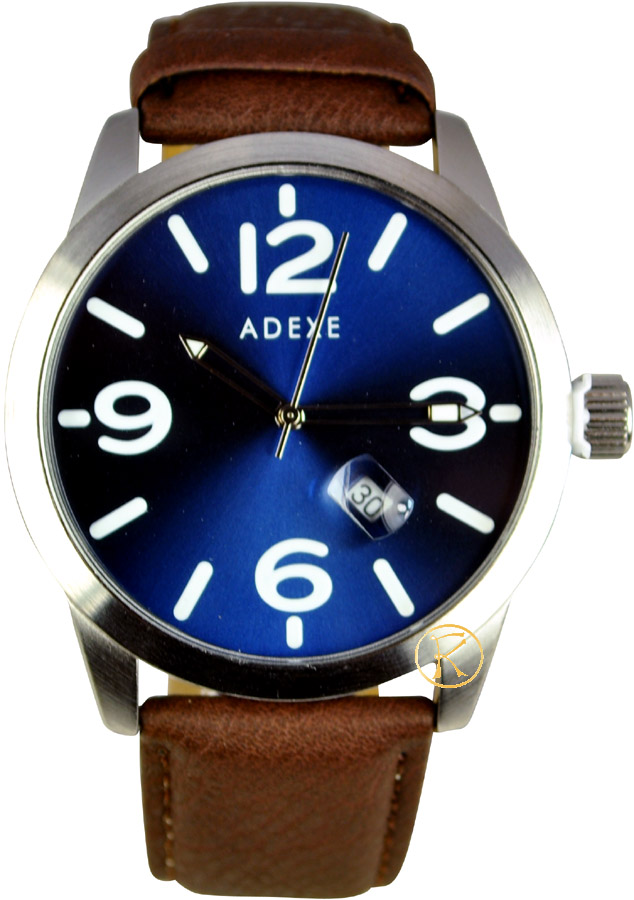 Adexe Brown Leather Strap 009866A-1