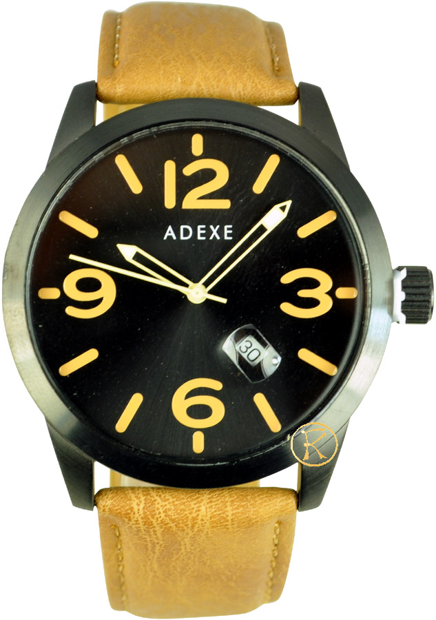 Adexe Yellow Leather Strap 009866A-5