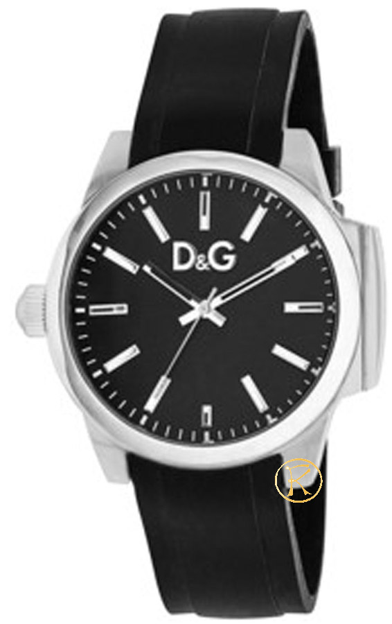 D&G Watch Women's Black Leather Strap DW0769