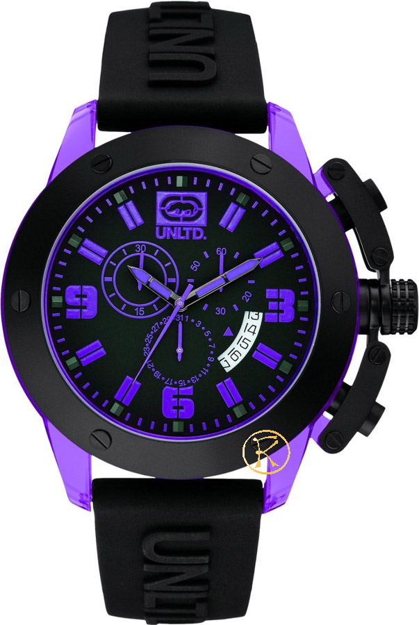 Marc Ecko Men's Rubber Quartz Watch E16082G2