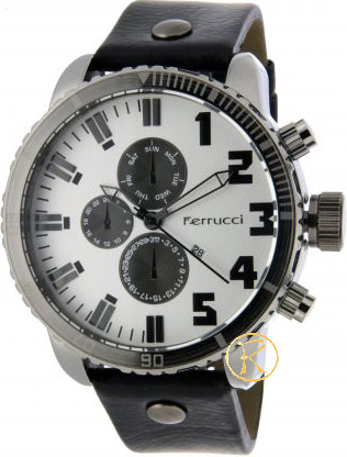 Ferrucci Black Leather Strap FC1905K.13