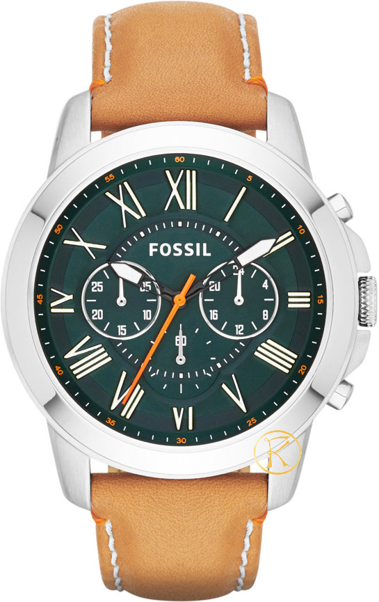 Fossil Men's "Grant" Stainless Steel Watch FS4918