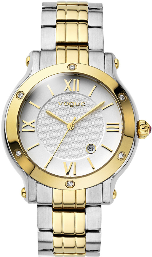 Vogue Grace Crystals Two Tone Stainless Steel Bracelet 77006.2