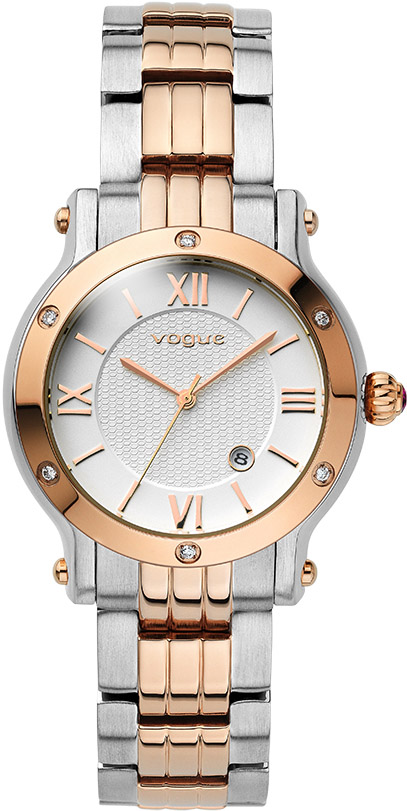 Vogue Mini Grace Crystals Two Tone Stainless Steel Bracelet 77008.1