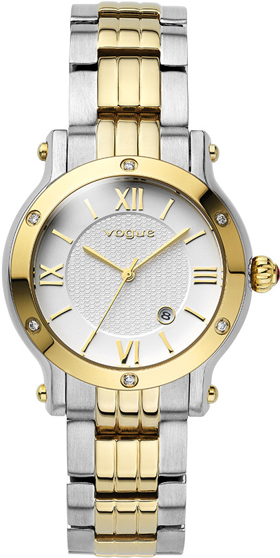 Vogue Mini Grace Crystals Two Tone Stainless Steel Bracelet 77008.2