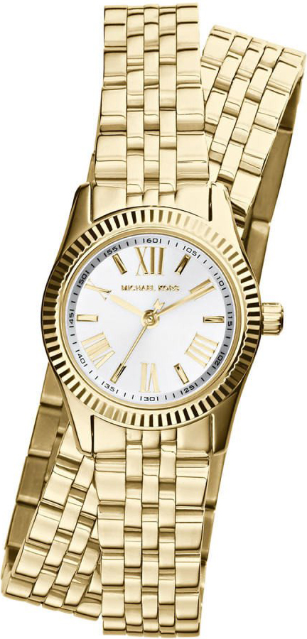 Michael Kors Womens Double-Wrap Lexington Watch MK3269