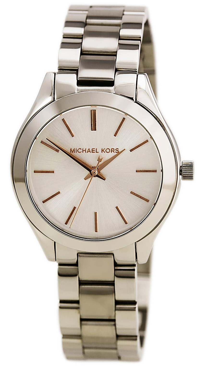 Michael Kors Women's Runway Silver Dial Stainless Steel Watch MK3297A