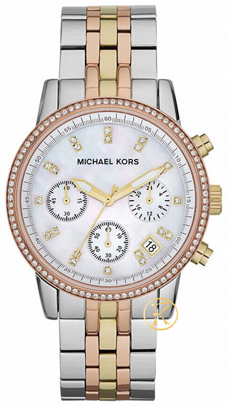 MICHAEL KORS Two Tone Stainless Steel Chronograph MK5650