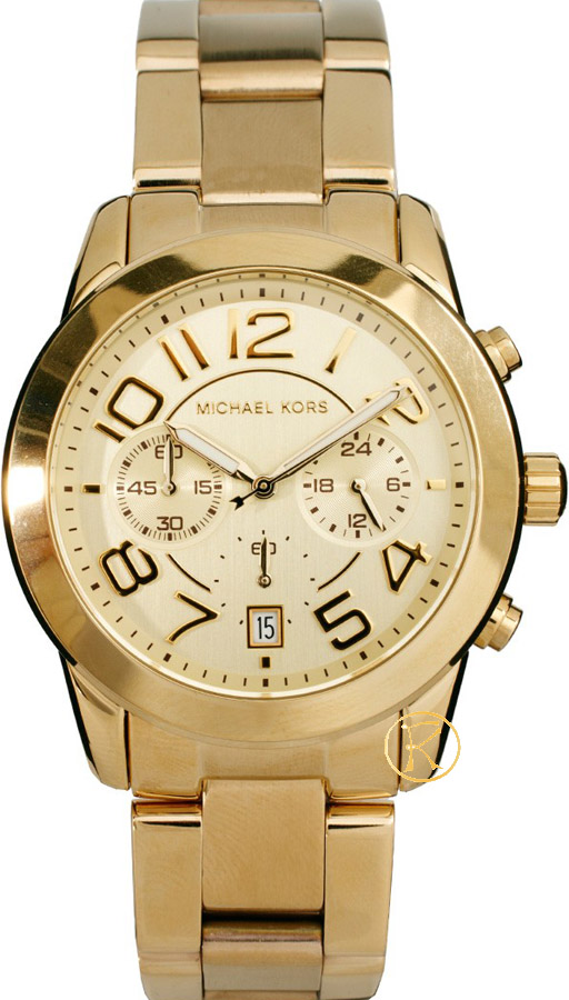 Michael Kors Mercer Quartz Champagne Dial Women's Watch MK5726