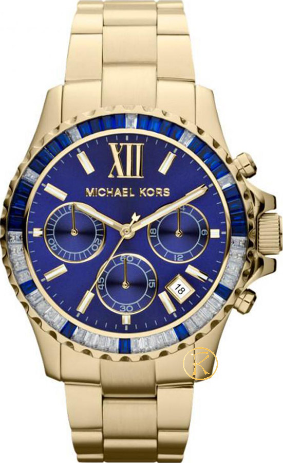 Michael Kors Watch Women's Chronograph Gold-Tone Stainless Steel Bracelet MK5754