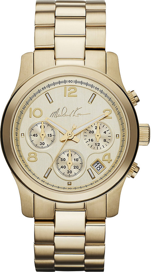 Michael Kors Runway Special Edition Gold Stainless Steel Chronograph MK5770