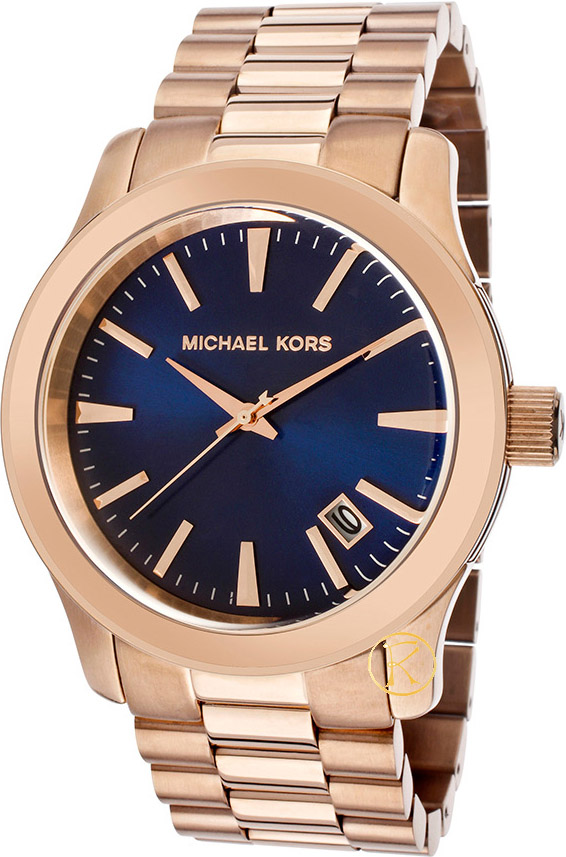 Michael Kors Runway Bracelet Blue Dial Men's Watch MK7065