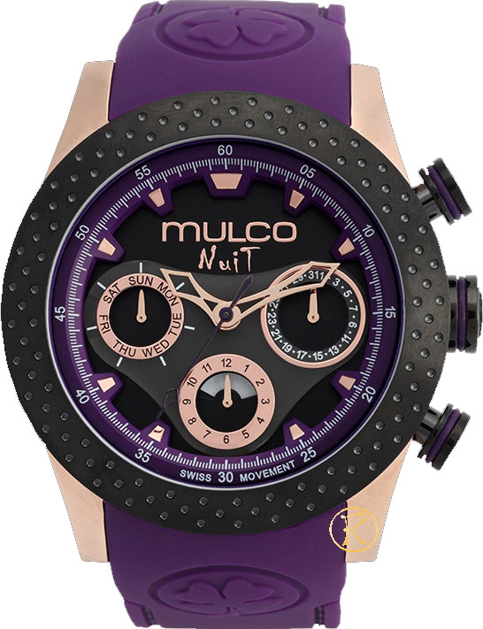 MULCO Unisex Analog Chronograph Swiss Watch MW5-1962-087
