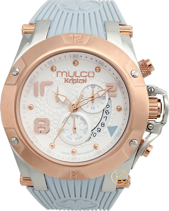 Mulco Chronograph NEW Kripton Collection Ice band Watch MW5-2029-413