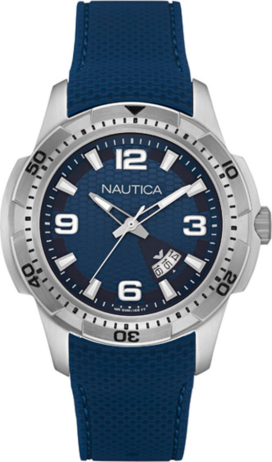 Nautica Blue Leather Strap NAI12522G