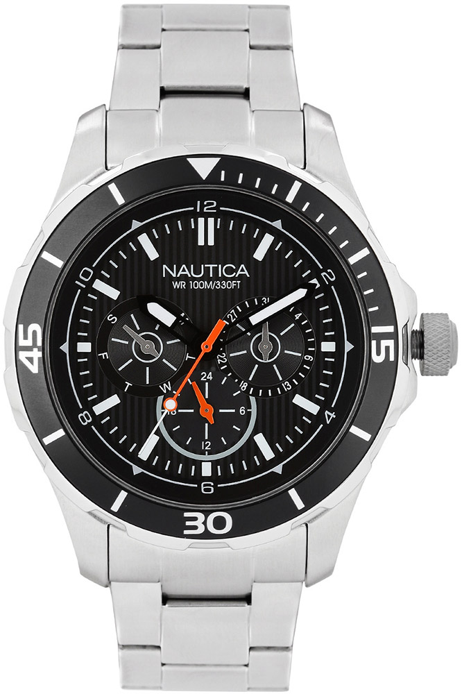 NAUTICA NST10 Multifuntion Stainless Steel Bracelet NAI16529G