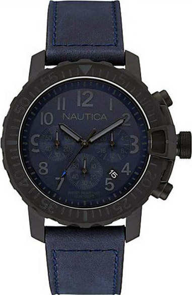 Nautica Blue Leather Strap NAI21005G